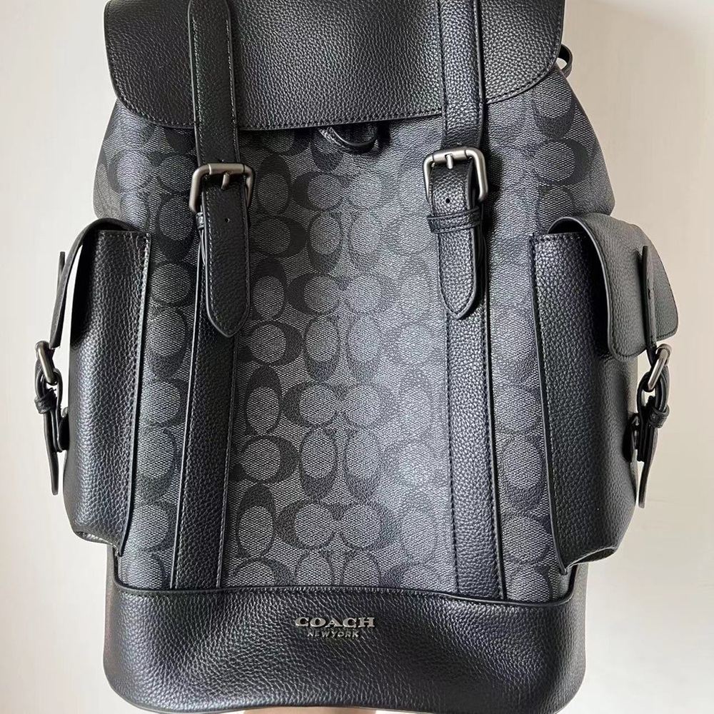 Coach printed backpack